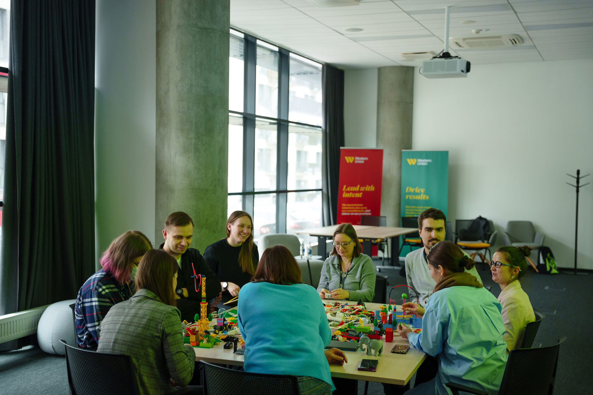 Programos dalyviai kūrybinėse dirbtuvėse